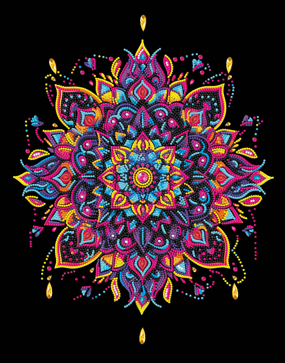 DIAMOND DOTZ - Neon Mandala - DD25.015